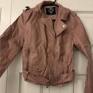 Discovery Blush Leather Jacket
